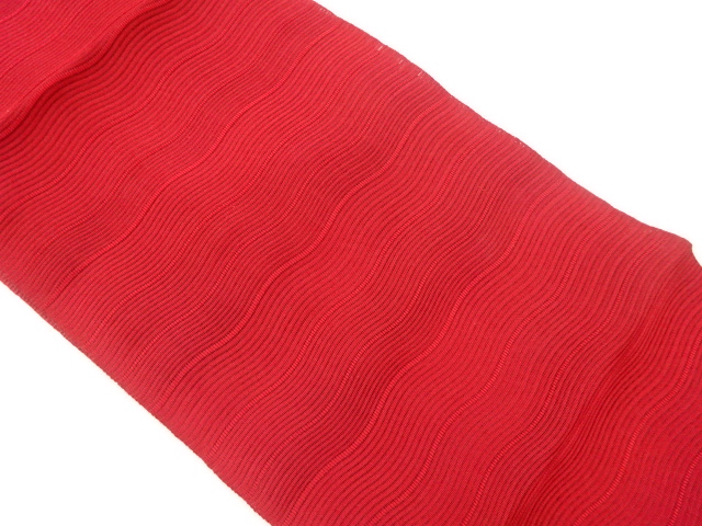 JAPANESE NAGOYA OBI FOR SUMMER / TSUZURE / WOVEN WAVY STRIPE